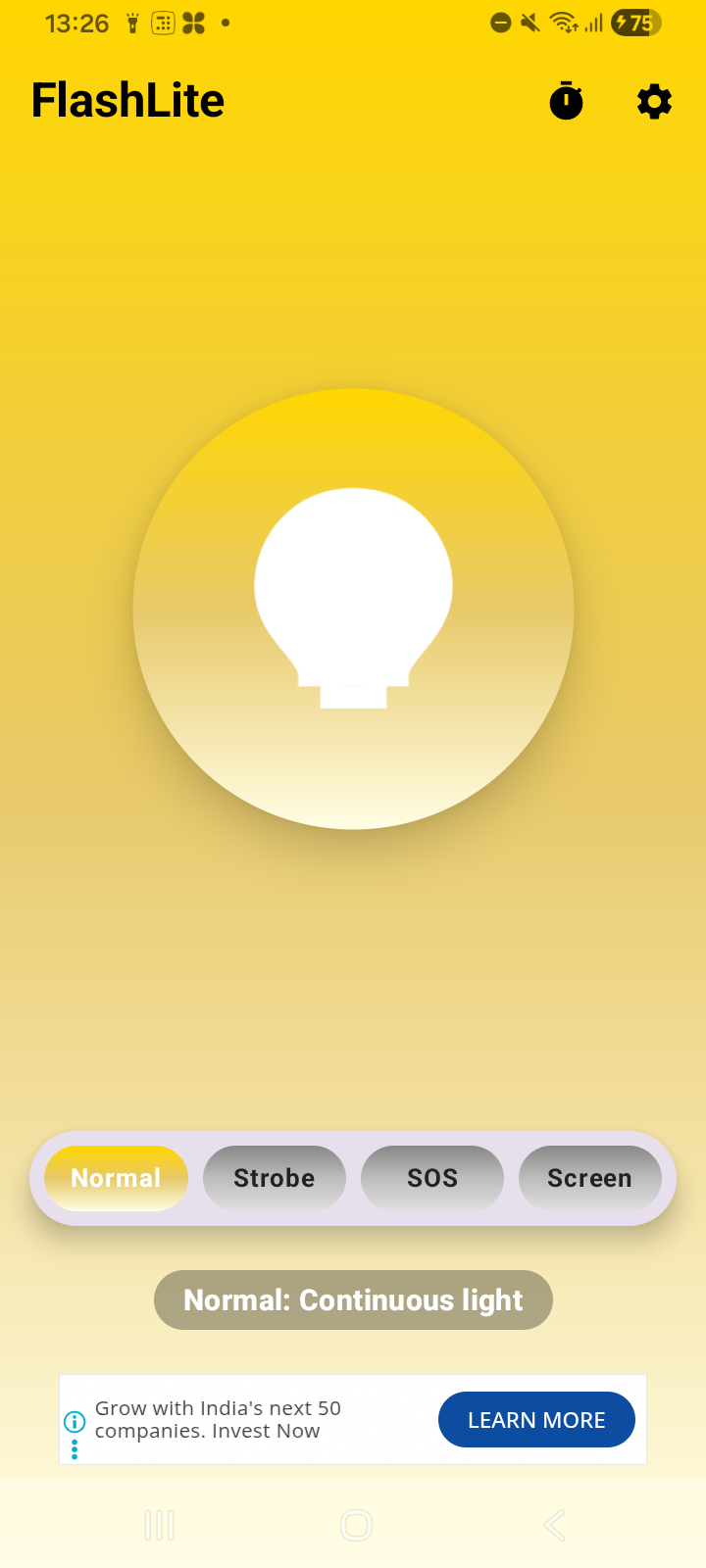 FlashLite Normal mode on